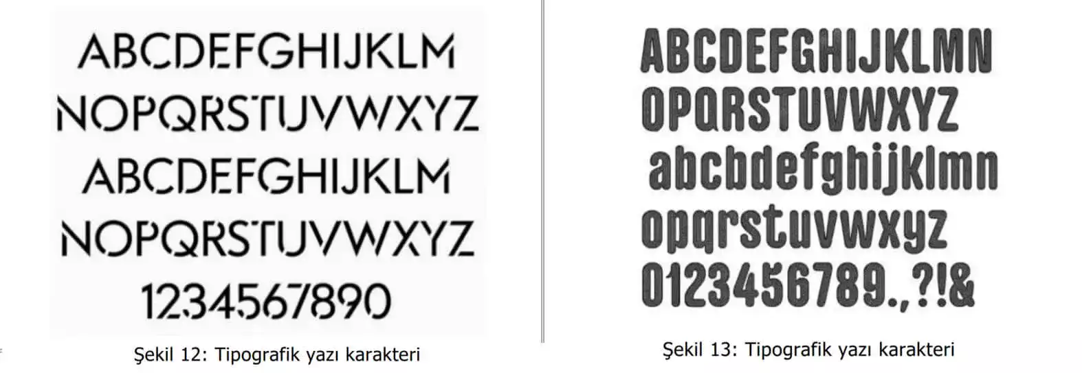 tipografik yazı karakter örnekleri-İzmir Web Tasarım